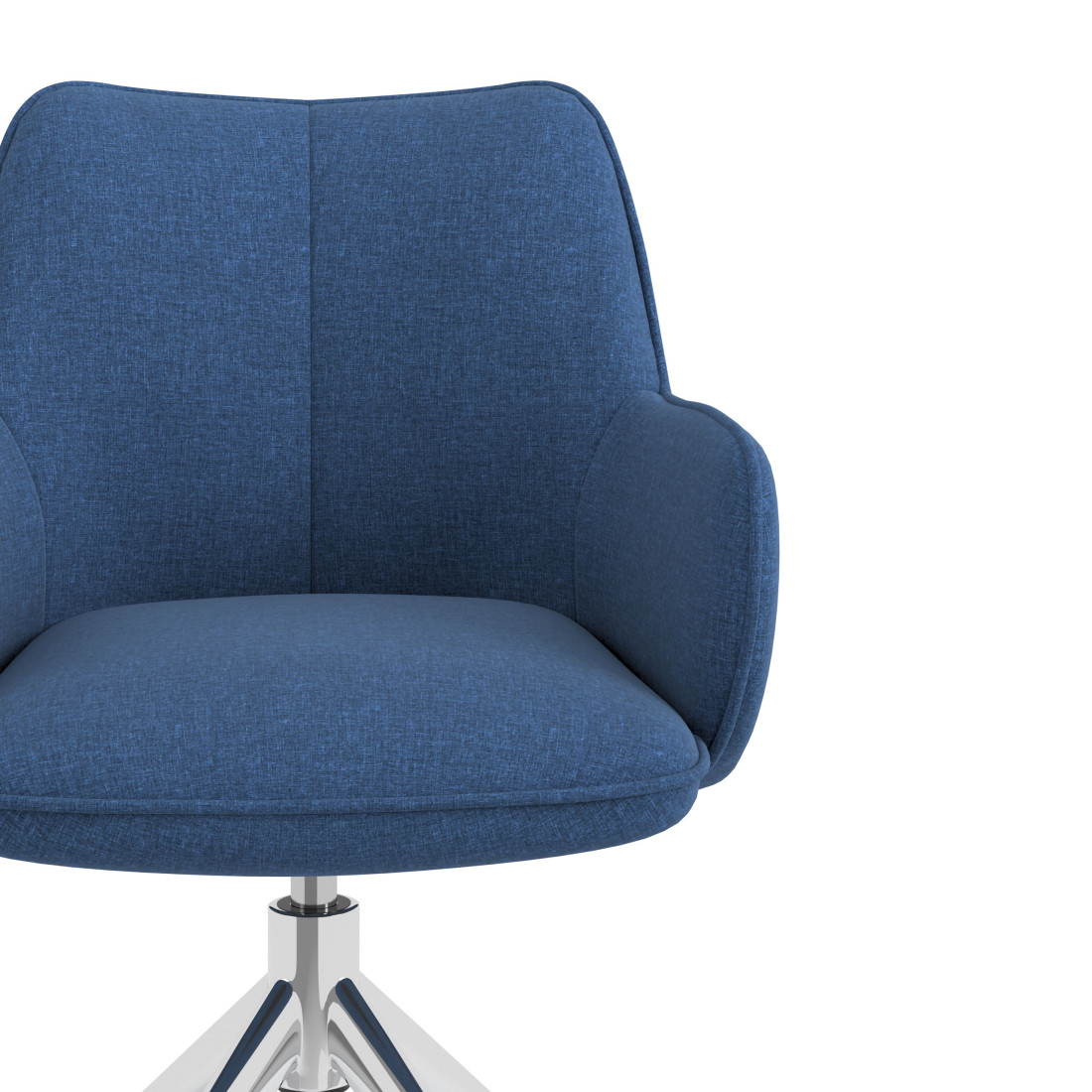 silla confidente azul gala giratoria 5