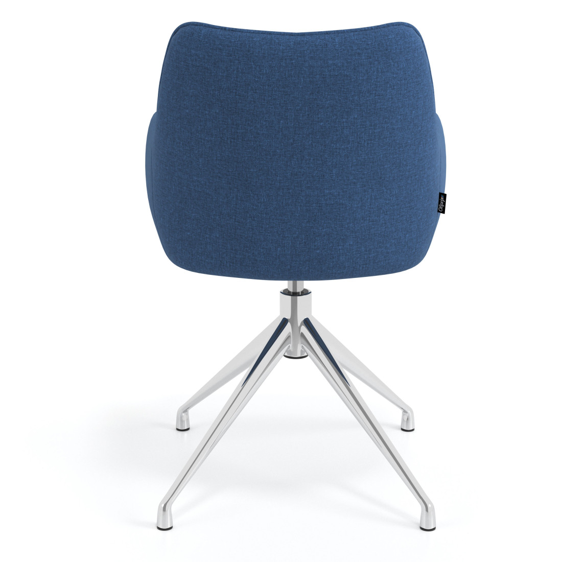 silla confidente azul gala giratoria 6