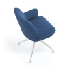 silla confidente azul gala giratoria 7