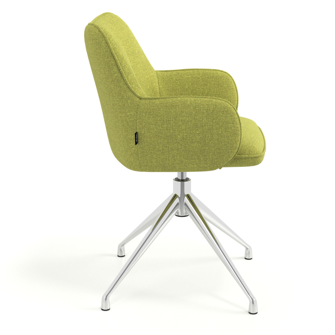 silla confidente verde gala giratoria 3