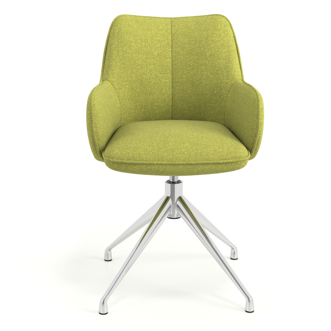 silla confidente verde gala giratoria 4