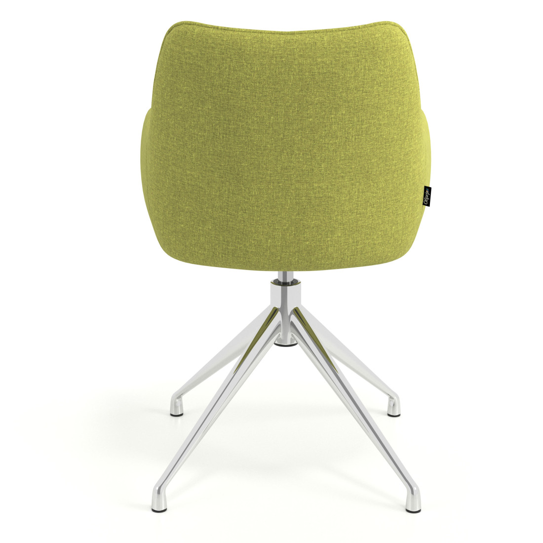 silla confidente verde gala giratoria 6