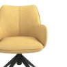 silla confidente amarillo gala giratoria con ruedas 5