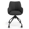 silla confidente antracita gala giratoria con ruedas 4