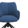silla confidente azul gala giratoria con ruedas 5