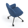 silla confidente azul gala giratoria con ruedas 7