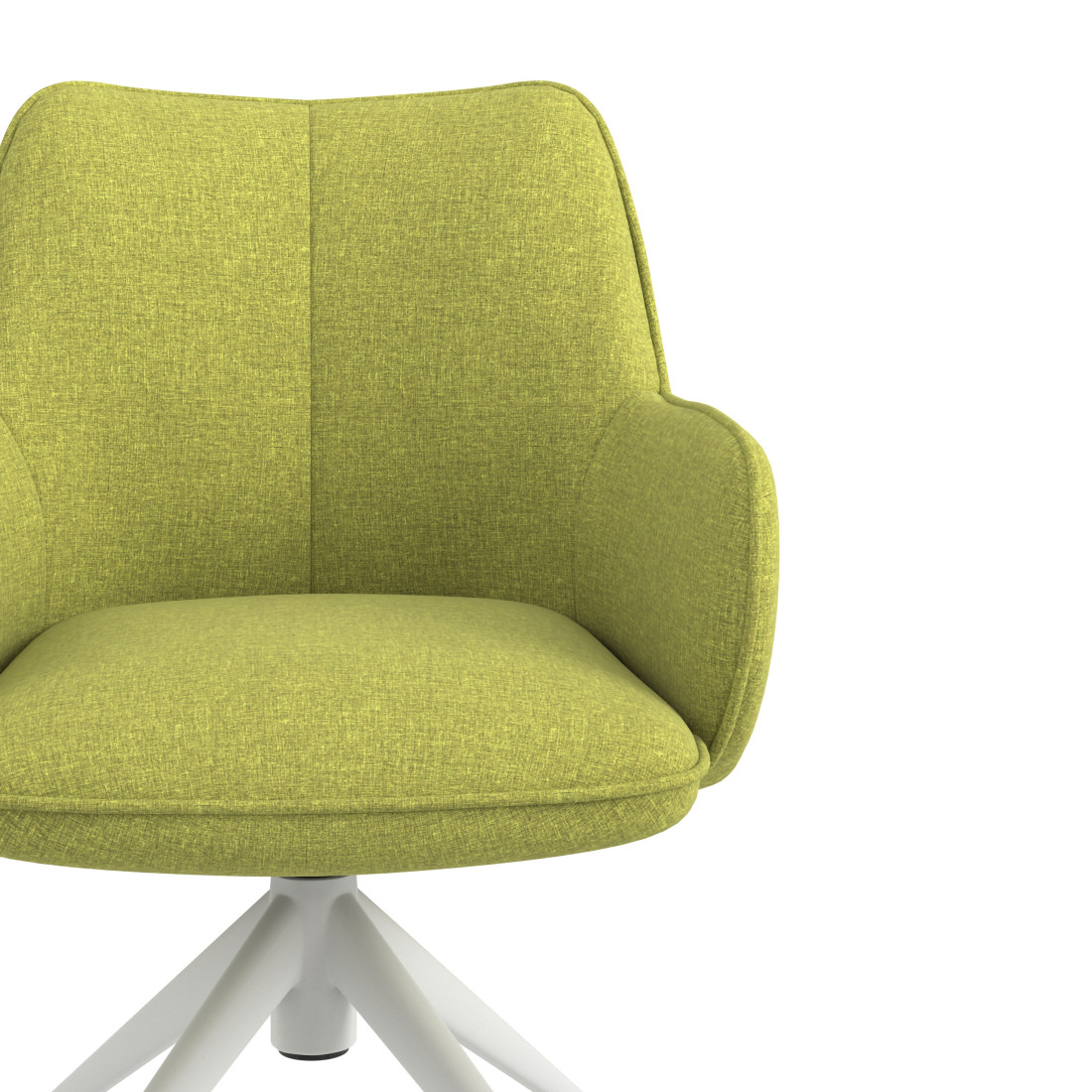 silla confidente verde gala giratoria con ruedas 5