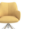 silla confidente amarillo gala giratoria con ruedas 5