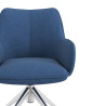 silla confidente azul gala giratoria con ruedas 5
