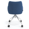 silla confidente azul gala giratoria con ruedas 6
