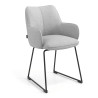 silla confidente gris gala patin 1