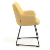 silla confidente amarillo gala patin 3