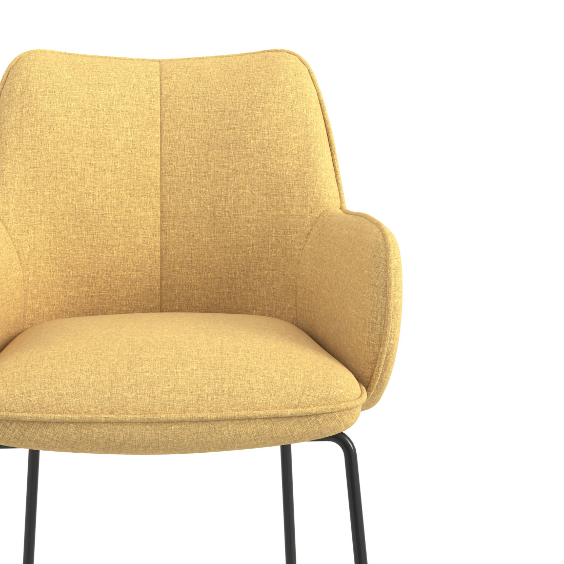 silla confidente amarillo gala patin 5