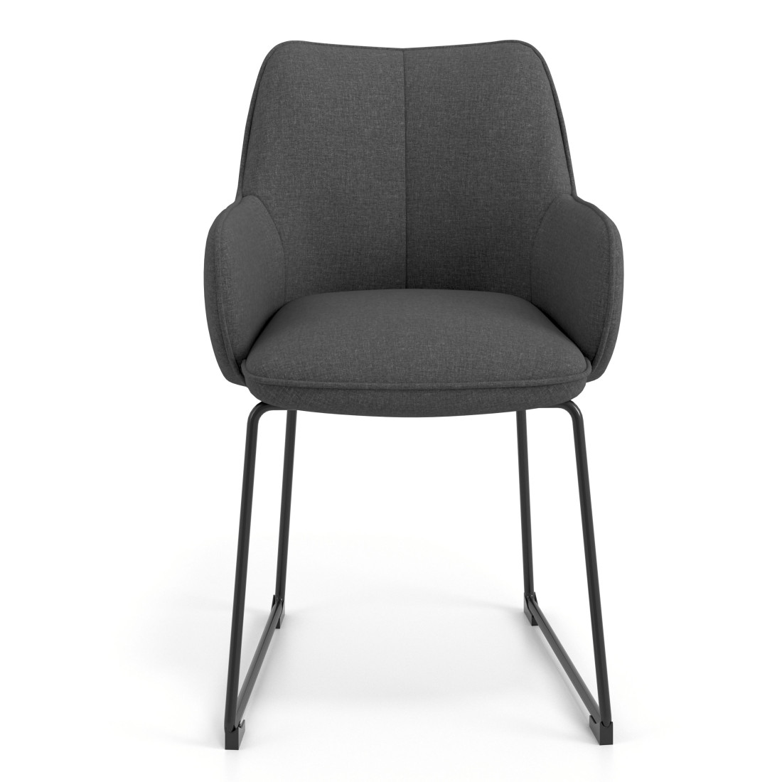 silla confidente antracita gala patin 4