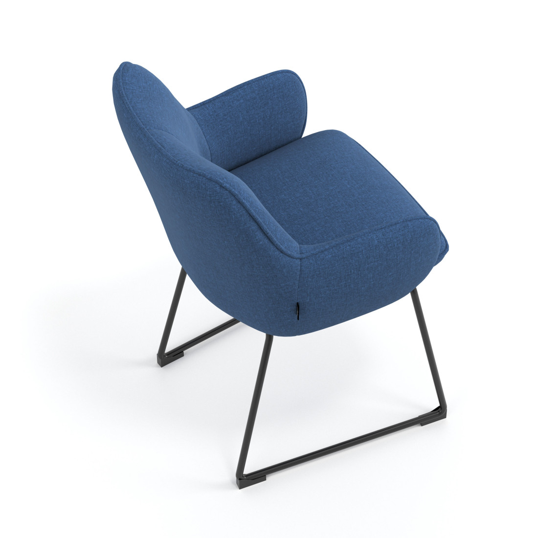 silla confidente azul gala patin 7