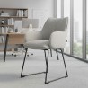 silla confidente gris gala patin 2