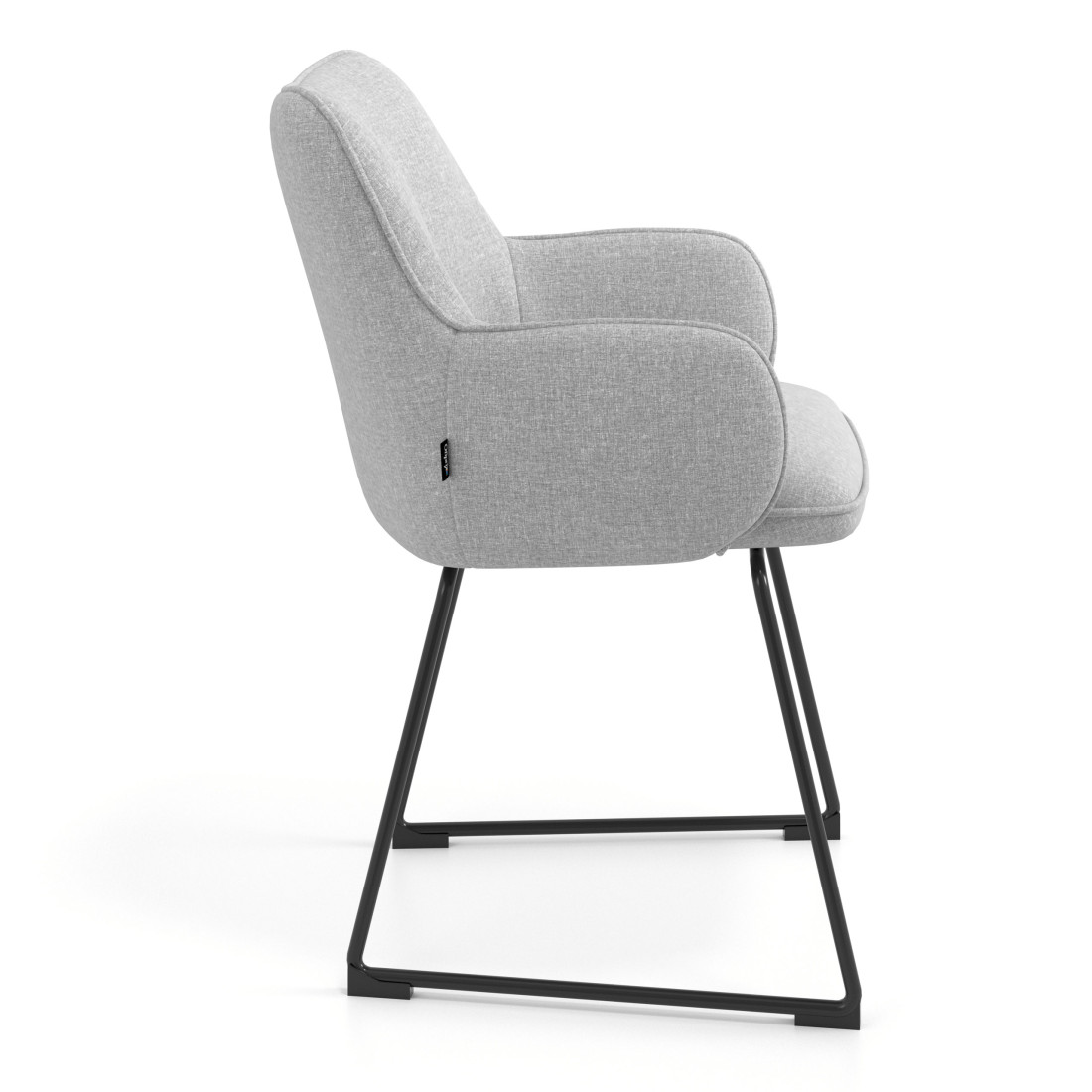 silla confidente gris gala patin 3