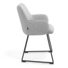silla confidente gris gala patin 3