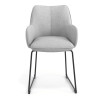 silla confidente gris gala patin 4