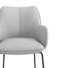 silla confidente gris gala patin 5