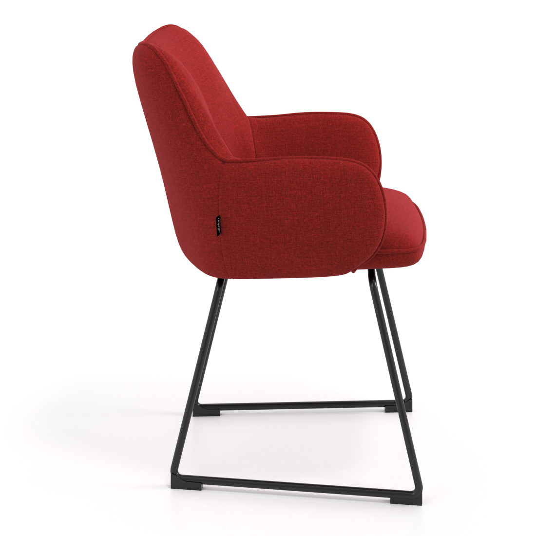 silla confidente rojo gala patin 3