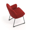 silla confidente rojo gala patin 7