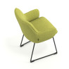 silla confidente verde gala patin 7