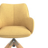 silla confidente amarillo gala giratoria madera 5