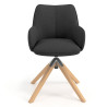 silla confidente antracita gala giratoria madera 4