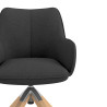 silla confidente antracita gala giratoria madera 5