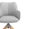 silla confidente gris gala giratoria madera 5