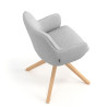 silla confidente gris gala giratoria madera 7
