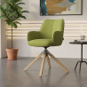 silla confidente verde gala giratoria madera 2