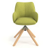 silla confidente verde gala giratoria madera 4