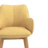 silla confidente amarillo gala 4 patas madera 5