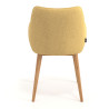 silla confidente amarillo gala 4 patas madera 6