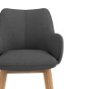 silla confidente antracita gala 4 patas madera 5