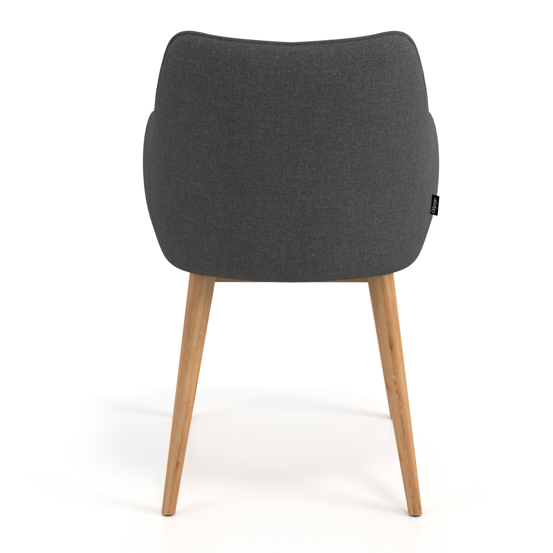 silla confidente antracita gala 4 patas madera 6
