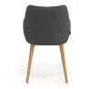 silla confidente antracita gala 4 patas madera 6