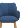 silla confidente azul gala 4 patas madera 5