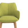 silla confidente verde gala 4 patas madera 5