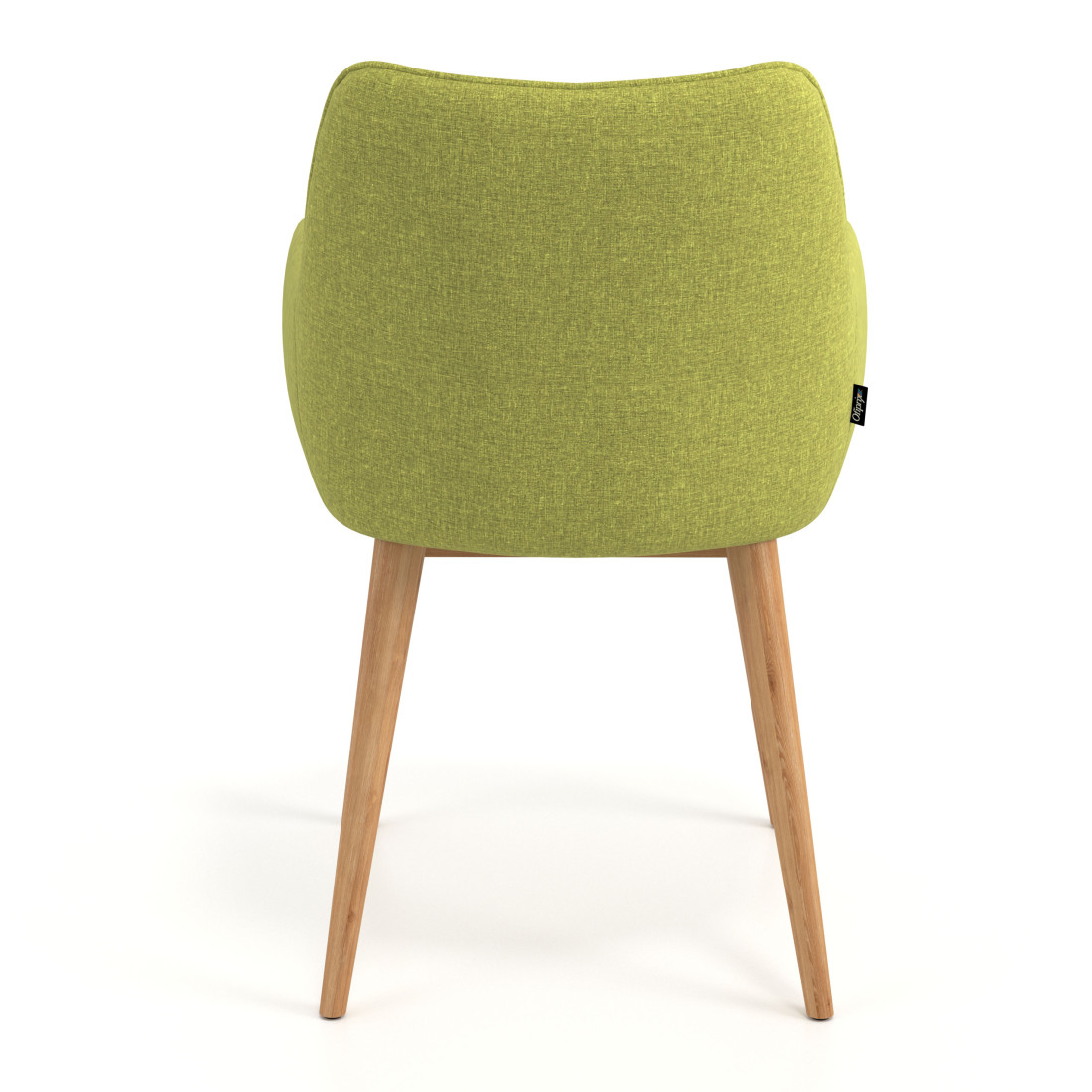 silla confidente verde gala 4 patas madera 6