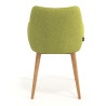 silla confidente verde gala 4 patas madera 6