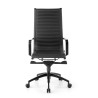 sillon de oficina negro croma estructura negra ecopiel piel sintetica 3