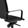 sillon de oficina negro croma estructura negra ecopiel piel sintetica 5