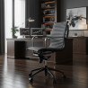 sillon de oficina negro croma estructura negra ecopiel piel sintetica 2