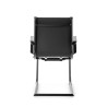silla confidente negro croma estructura negra ecopiel piel sintetica 8