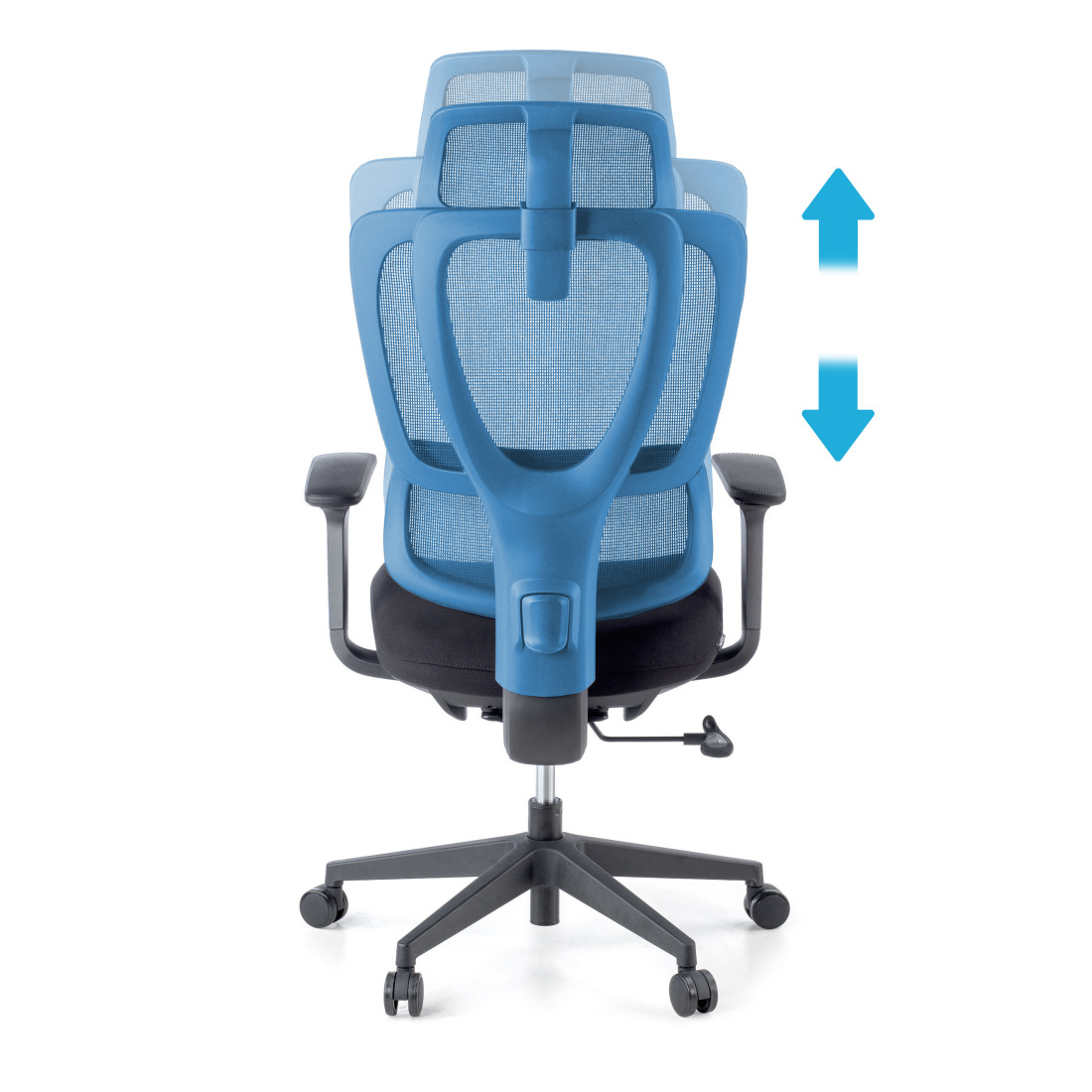 silla ergonomica negro motion malla 5