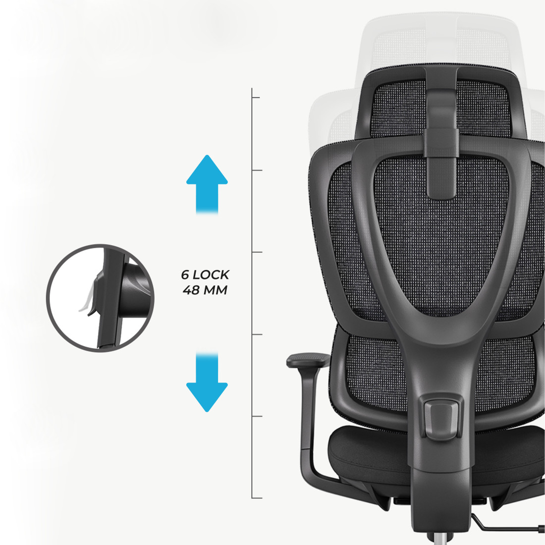 silla ergonomica negro motion malla 13