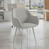 silla confidente gris moon 4 patas 2